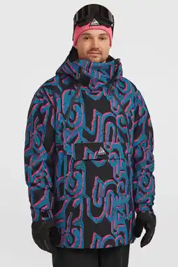 Wehkamp O'Neill ski-anorak FWC'Play Asymmetric zwart/roze/paars aanbieding