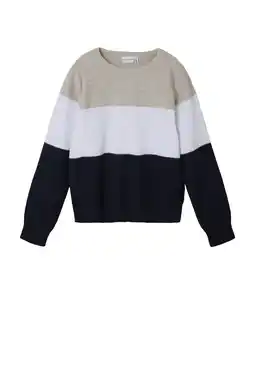 Wehkamp NAME IT KIDS gebreide trui zand aanbieding