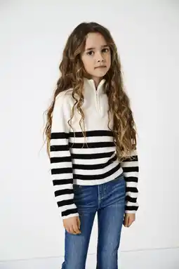 Wehkamp KIDS ONLY GIRL gebreide trui wit aanbieding