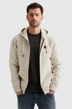 Wehkamp PME Legend sweatvest ecru aanbieding