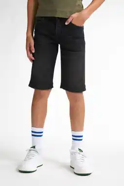 Wehkamp Petrol Industries denim short black denim aanbieding