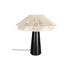 Wehkamp Dutchbone Elon tafellamp Beige/ Zwart aanbieding