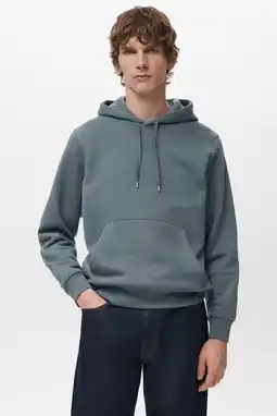 Wehkamp Mango Man hoodie donkerblauw aanbieding