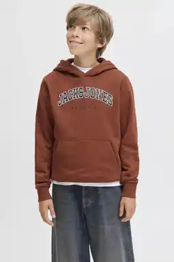 Wehkamp JACK & JONES JUNIOR hoodie roestbruin aanbieding