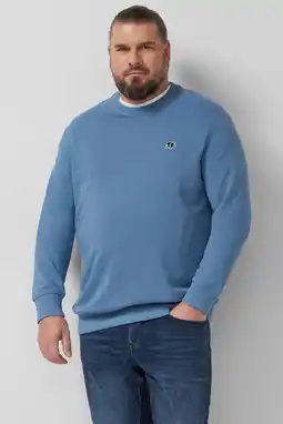 Wehkamp s.Oliver Big Size sweater Plus Size blauw aanbieding