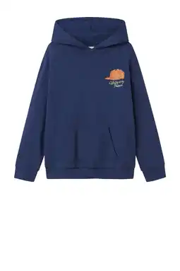 Wehkamp NAME IT KIDS hoodie blauw aanbieding