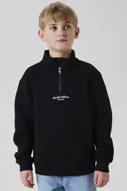 Wehkamp NAME IT KIDS sweater zwart aanbieding