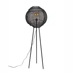 Wehkamp Dutchbone Meezan Vloerlamp Zwart aanbieding