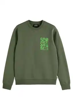 Wehkamp Scotch & Soda sweater groen aanbieding