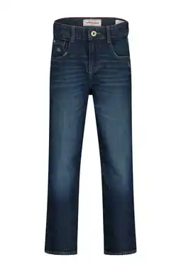 Wehkamp Vingino relaxed waist regular fit jeans dark blue denim aanbieding