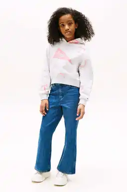 Wehkamp Tommy Hilfiger hoodie grijs melange aanbieding