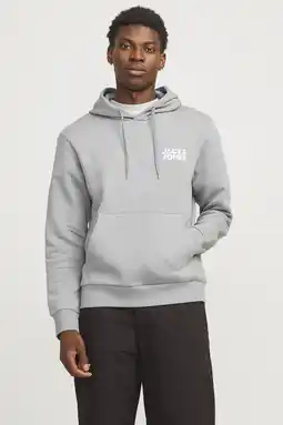 Wehkamp JACK & JONES ESSENTIALS hoodie grijs aanbieding