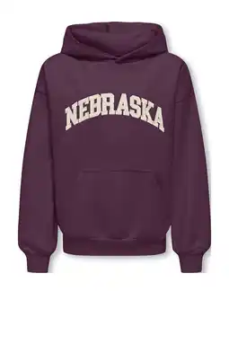 Wehkamp ONLY & SONS JUNIOR hoodie paars aanbieding