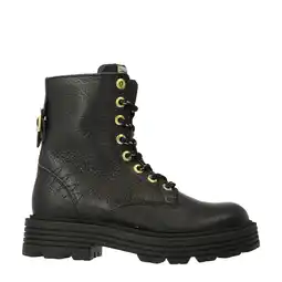 Wehkamp Red Rag leren veterboots zwart aanbieding