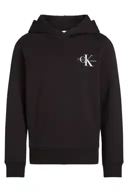 Wehkamp Calvin Klein hoodie met logo zwart aanbieding