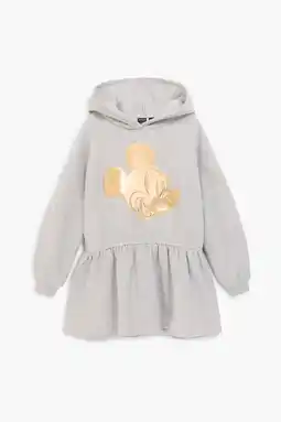 Wehkamp Desigual Mickey Mouse sweatjurk grijs melange aanbieding