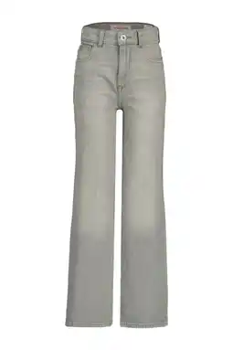 Wehkamp Vingino highwaist wide leg jeans grey denim aanbieding