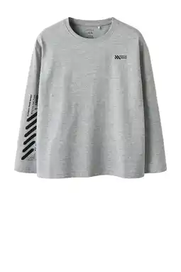 Wehkamp NAME IT KIDS longsleeve grijs melange aanbieding