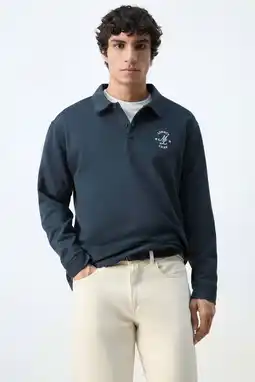 Wehkamp Mango Man sweater blauw aanbieding