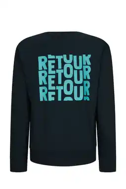 Wehkamp Retour Jeans sweater donkerblauw aanbieding