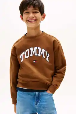 Wehkamp Tommy Hilfiger sweater bruin aanbieding