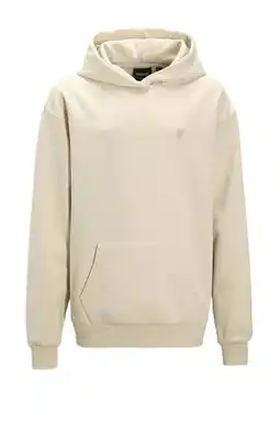 Wehkamp Lyle & Scott hoodie ecru aanbieding