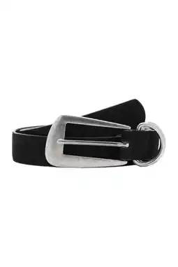 Wehkamp MANGO TEEN leren riem zwart aanbieding