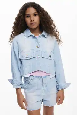 Wehkamp Desigual spijkerjas light blue denim aanbieding