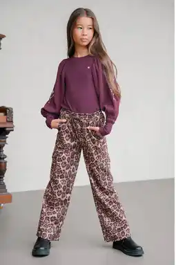 Wehkamp Like Flo blousetop donkerrood aanbieding