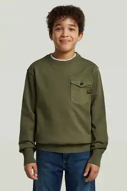 Wehkamp G-STAR sweater groen aanbieding