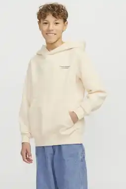Wehkamp JACK & JONES JUNIOR hoodie ecru aanbieding
