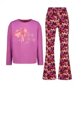 Wehkamp Vingino pyjama roze/paars aanbieding
