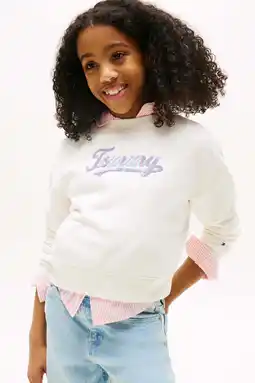 Wehkamp Tommy Hilfiger sweater ivoor aanbieding