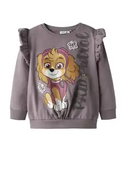 Wehkamp NAME IT MINI Paw Patrol sweater paars aanbieding