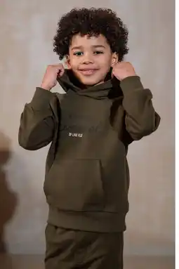 Wehkamp Like Flo Boys hoodie groen aanbieding