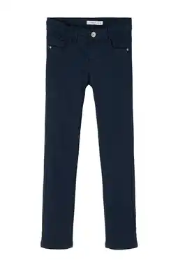 Wehkamp NAME IT KIDS skinny jeans NKFPOLLY donkerblauw aanbieding