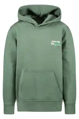 Wehkamp Cars hoodie groen aanbieding