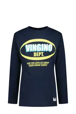 Wehkamp Vingino longsleeve donkerblauw aanbieding