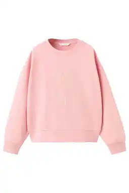 Wehkamp Mango Kids sweater roze aanbieding