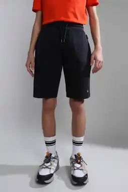 Wehkamp Napapijri sweatshort donkerblauw aanbieding