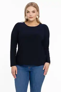 Wehkamp YOEK Travelstof longsleeve donkerblauw aanbieding