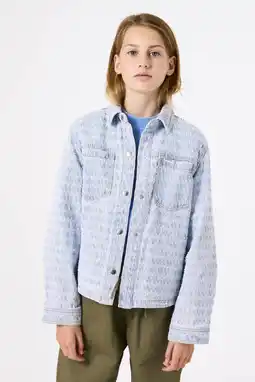 Wehkamp Garcia blouse light blue denim aanbieding