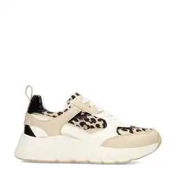 Wehkamp POSH by Poelman Rosie chunky sneakers beige/panter aanbieding
