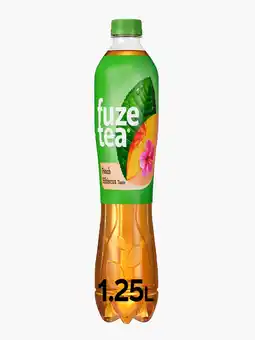 Flink Fuze Tea Black Ice tea peach hibiscus aanbieding