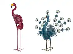 Lidl LIVARNO Solar LED-decoratieve vogel, metalen tuinsteker aanbieding
