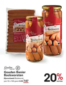 Sligro Gouden Banier Bockworsten aanbieding