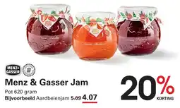 Sligro Menz & Gasser Jam aanbieding
