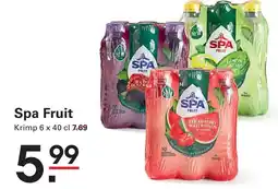 Sligro Spa Fruit aanbieding