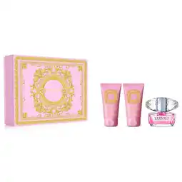 Bol.com Versace Bright Crystal EDT Spray 50ml + Shower Gel 50ml + Body Lotion Gift Set 2023 aanbieding