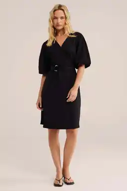 Wehkamp WE Fashion A-lijn jurk zwart aanbieding